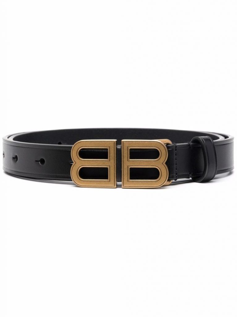 Balenciaga Hourglass logo-buckle belt
