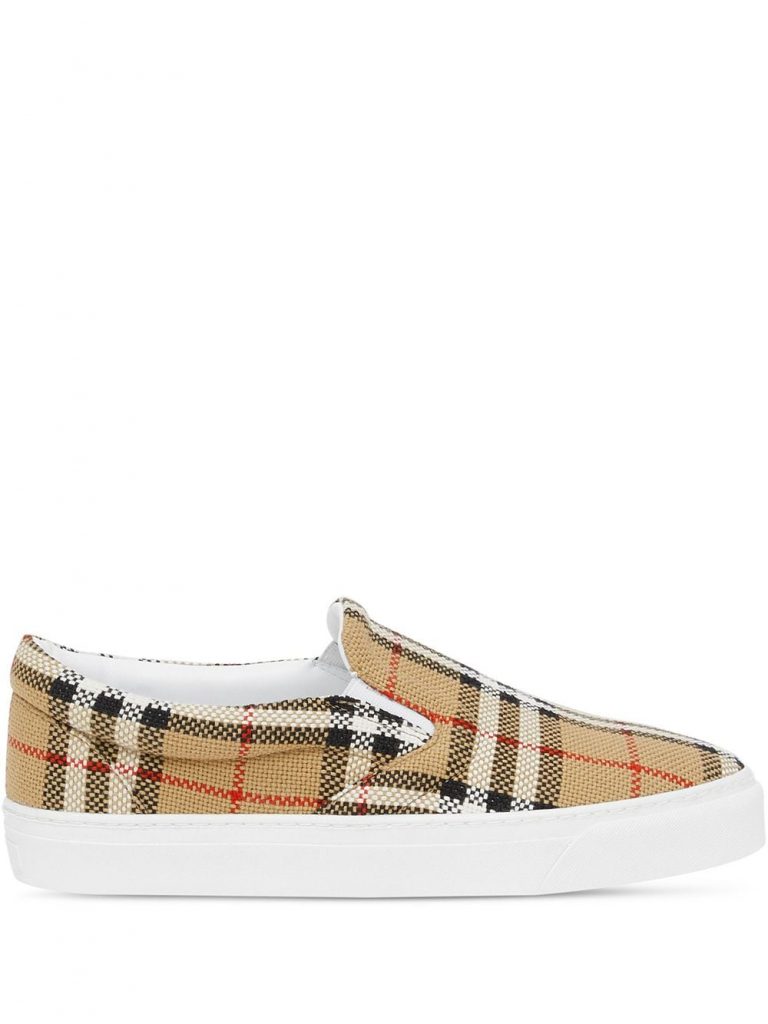 Burberry Vintage Check slip-on sneakers