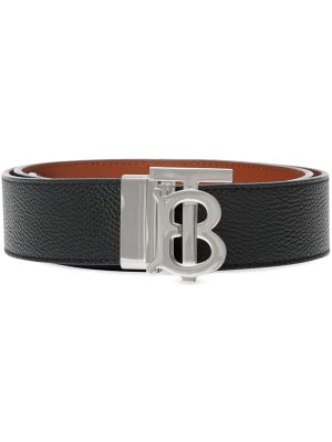 Burberry monogram detail buckled belt