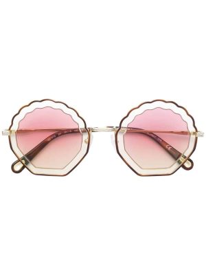 Chloé Eyewear Tally seashell-frame sunglasses