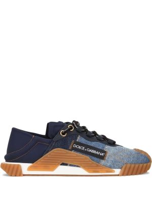 Dolce & Gabbana Ns1 denim slip-on sneakers