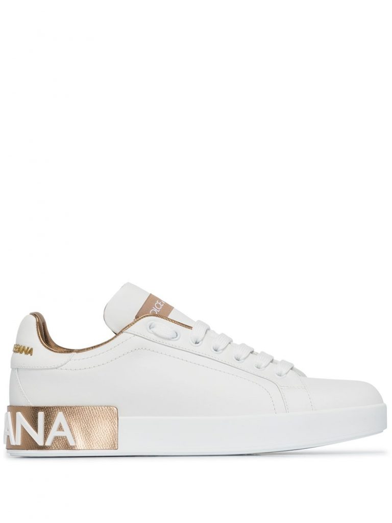 Dolce & Gabbana Portofino logo-patch sneakers