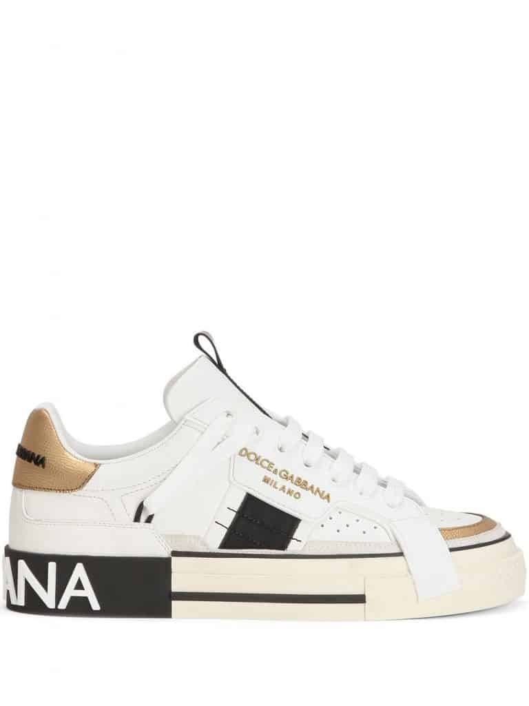 Dolce & Gabbana panelled low-top sneakers