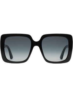 Gucci Eyewear Rectangular-frame acetate sunglasses