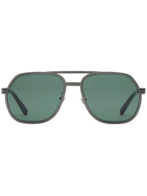 Gucci Eyewear double-bridge aviator-frame sunglasses