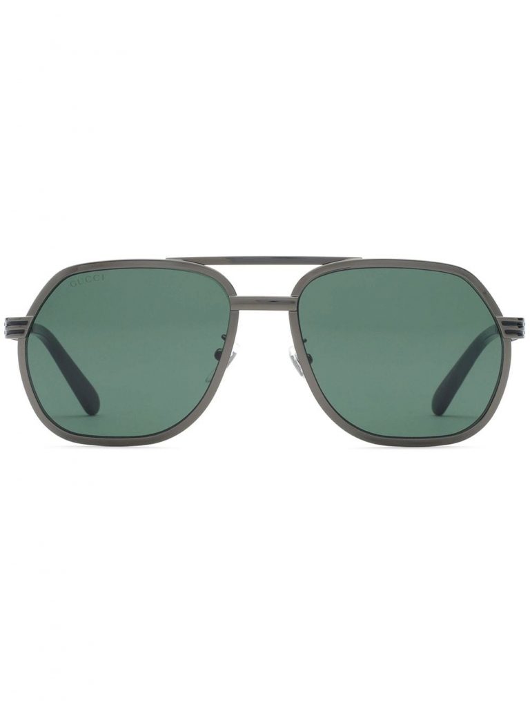 Gucci Eyewear double-bridge aviator-frame sunglasses