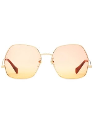 Gucci Eyewear gradient lenses geometric-frame sunglasses