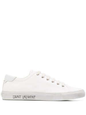 Saint Laurent Malibu distressed-effect sneakers