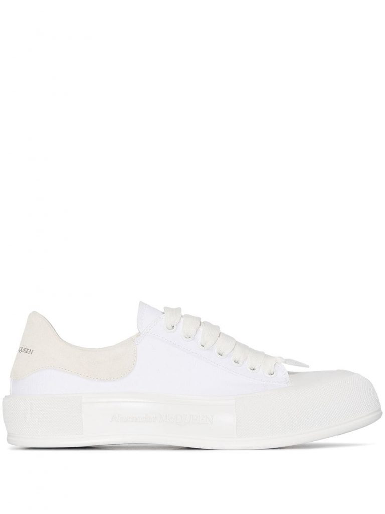 Alexander McQueen Deck Plimsoll lace-up sneakers