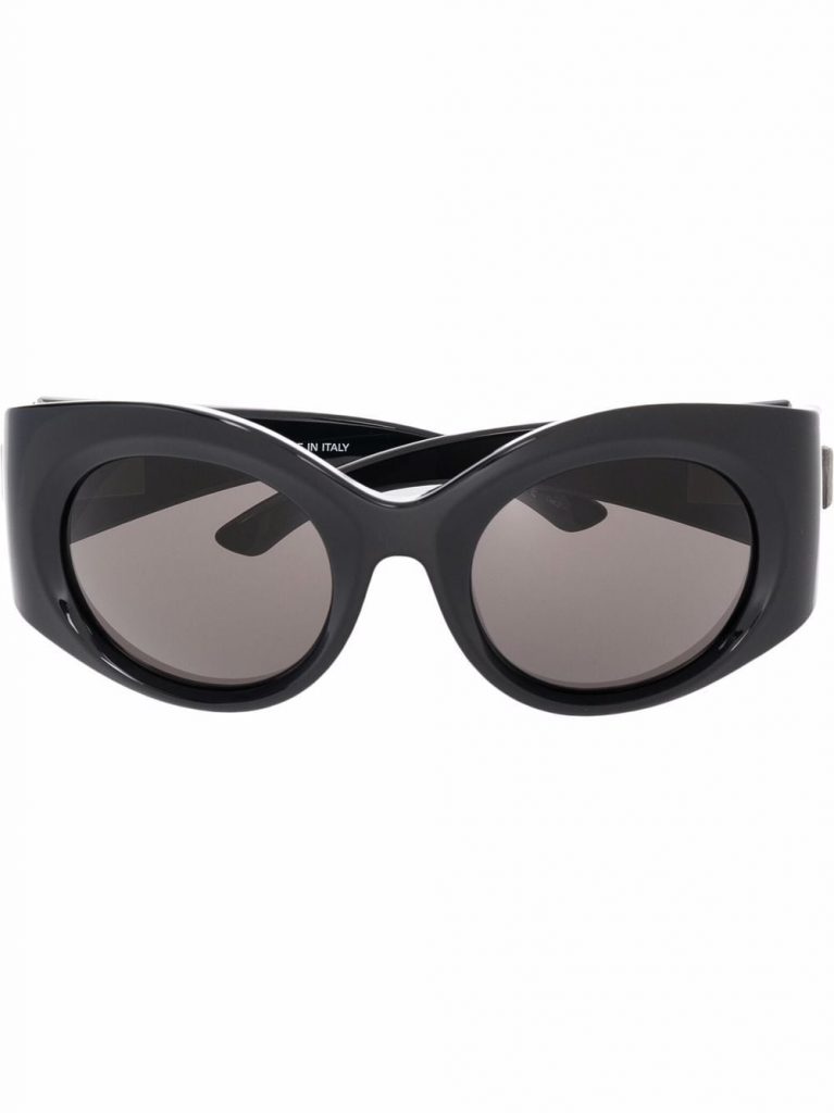 Balenciaga 0189S bold-frame round sunglasses