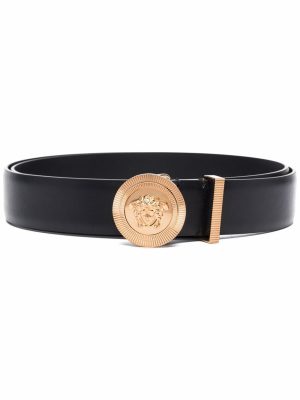 Versace Medusa logo leather belt