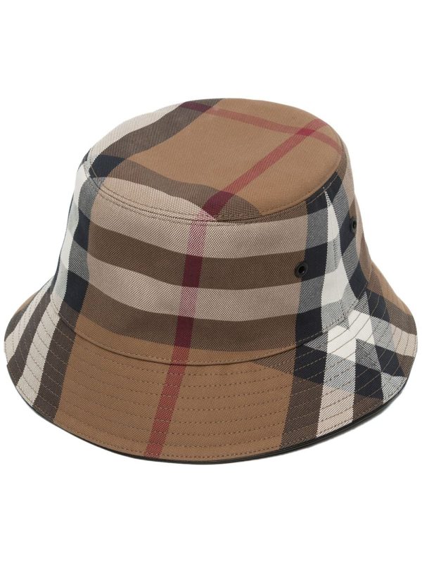 Burberry check cotton-canvas bucket hat