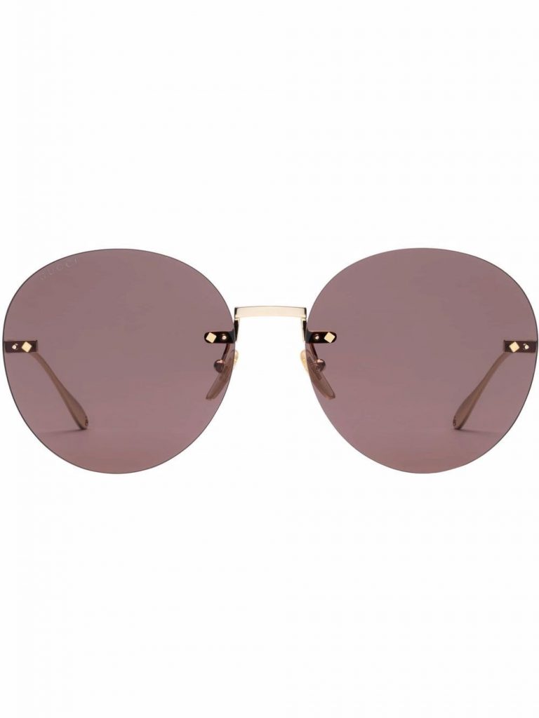 Gucci Eyewear frameless round sunglasses