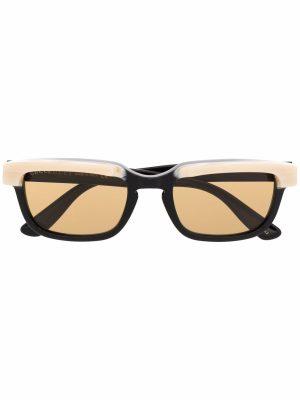 Gucci Eyewear contrast-border rectangle sunglasses