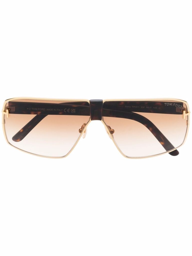 TOM FORD Eyewear aviator-frame gradient sunglasses