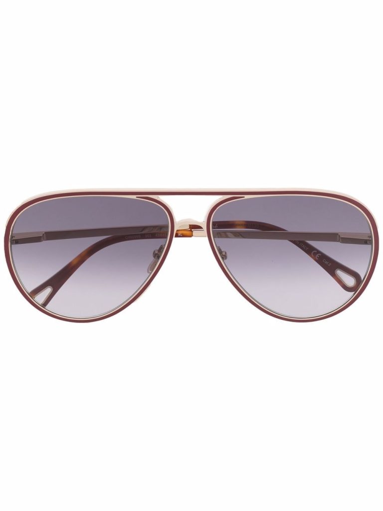 Chloé Eyewear gradient-lens aviator sunglasses