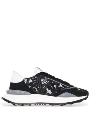 Valentino Garavani Lacerunner lace panelled sneakers