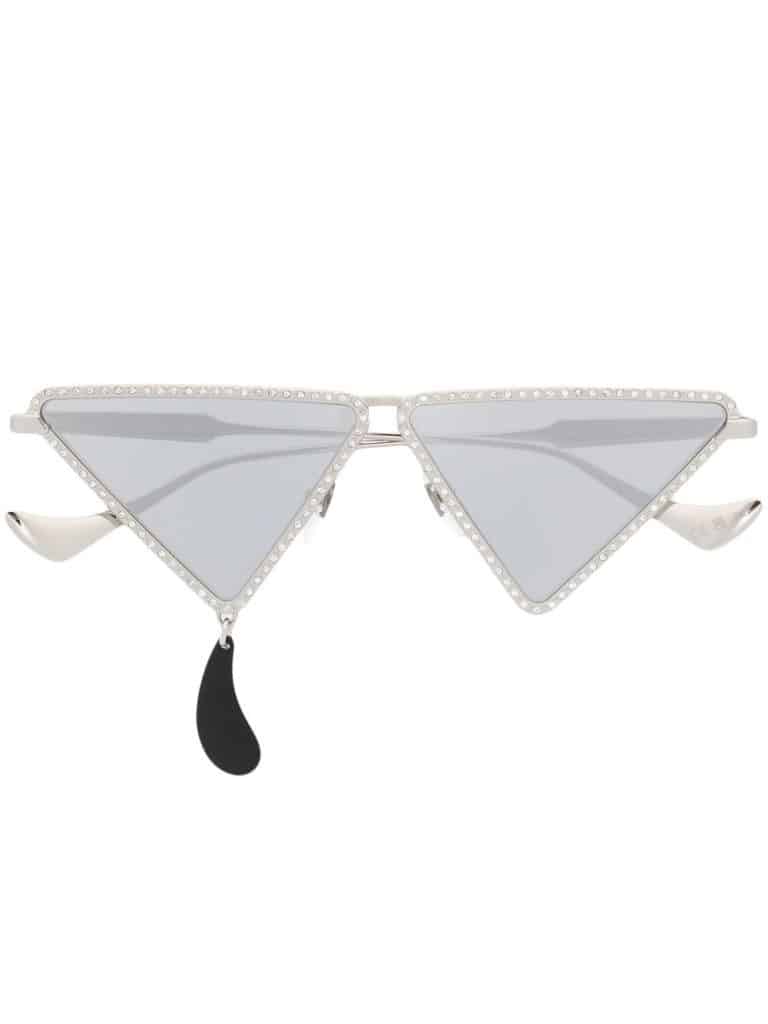 Gucci Eyewear embellished geometric sunglasses