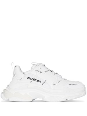 Balenciaga Triple S logo print sneakers