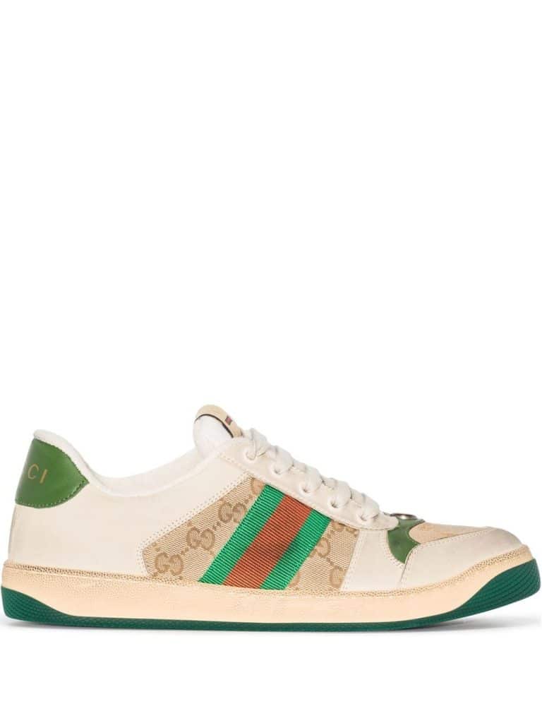 Gucci logo-plaque lace-up sneakers