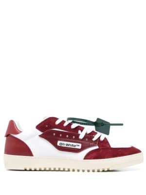 Off-White panelled logo-print lace-up sneakers
