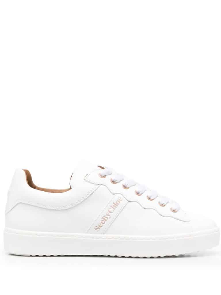 See by Chloé logo low-top sneakers