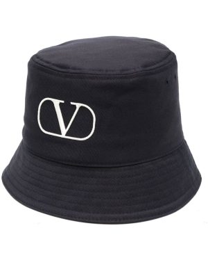 Valentino embroidered-logo bucket hat