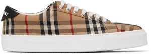 Burberry Beige Rangleton Sneakers