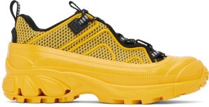 Burberry Yellow Madelina Sneakers