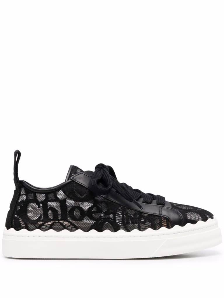 Chloé Lauren lace low-top sneakers