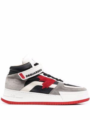 DSQUARED2 logo-print lace-up sneakers