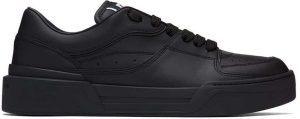 Dolce & Gabbana Black New Roma Sneakers