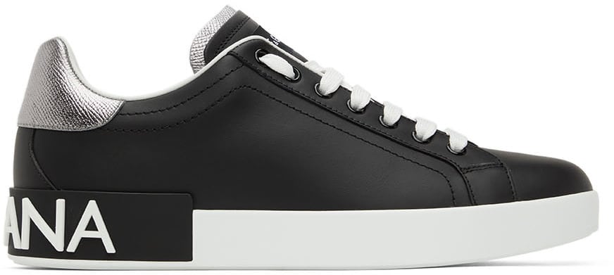 Dolce & Gabbana Black Portofino Sneakers