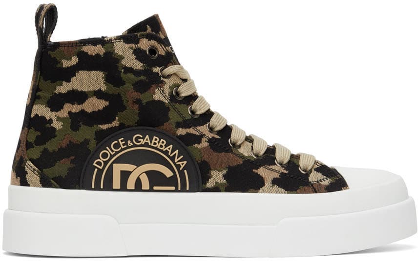 Dolce & Gabbana Green 'Reborn To Live' Sneakers