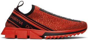 Dolce & Gabbana Red Sorrento Sneakers