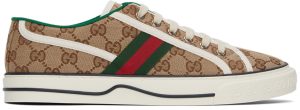Gucci Beige GG 'Gucci Tennis 1977' Sneakers