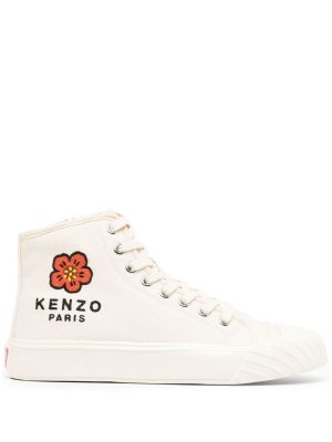Kenzo embroidered-logo hi-top sneakers