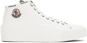 Moncler White Lissex Sneakers