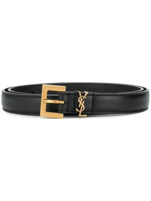Saint Laurent monogram leather belt