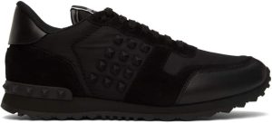 Valentino Garavani Black Rockstud Sneakers