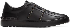 Valentino Garavani Black Rockstud Untitled Sneakers