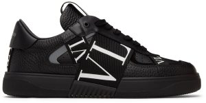 Valentino Garavani Black ‘VL7N’ Band Low Sneakers