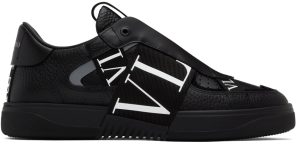 Valentino Garavani Black VL7N Low-Top Sneakers