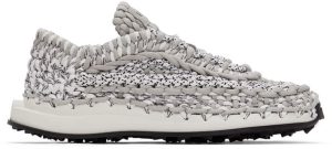 Valentino Garavani Grey Crochet Sneakers