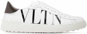 Valentino Garavani White Open Low-Top Sneakers