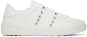 Valentino Garavani White Rockstud Untitled Sneakers