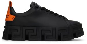 Versace Black Greca Labyrinth Sneakers
