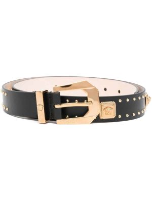 Versace studded leather belt