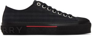 Burberry Black Vintage Check Sneakers