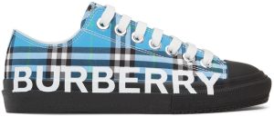 Burberry Blue Check Larkhall Sneakers